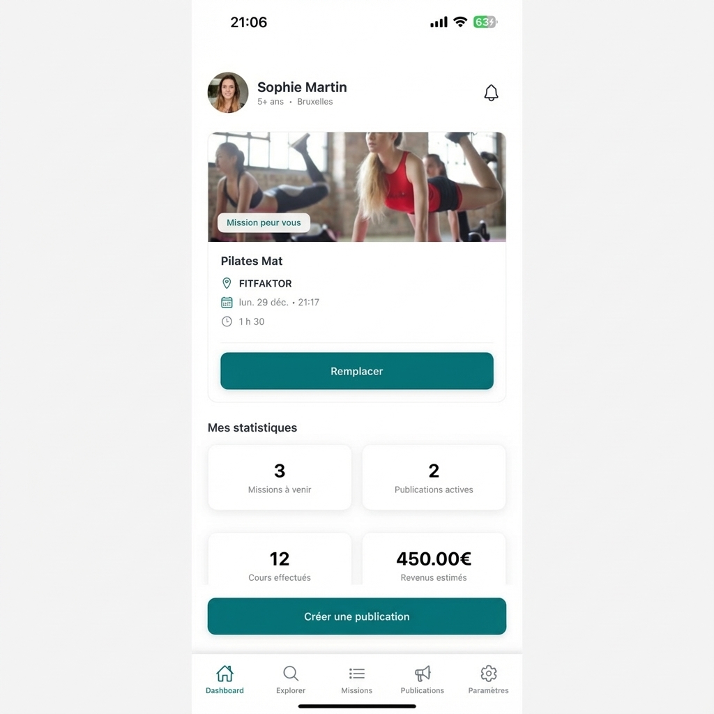 Back-Coach App Dashboard